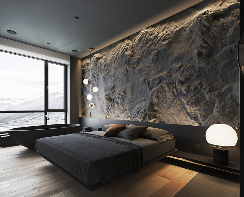 3d interior design rendering